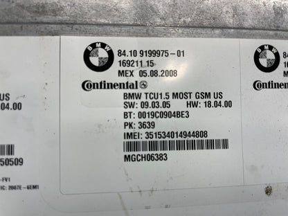 2006 to 2010 Bmw Bluetooth  Control Module Computer Telematics OEM O8324 DG2