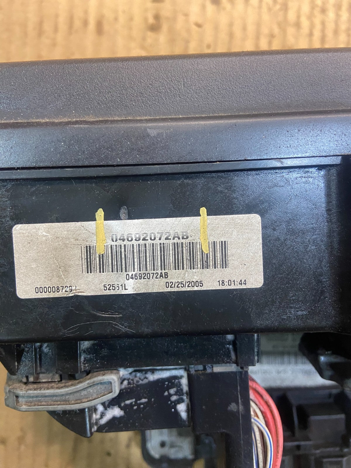 2005 2007 Dodge Dakota Integrated Power Fuse Box Body Control y4328 DG6
