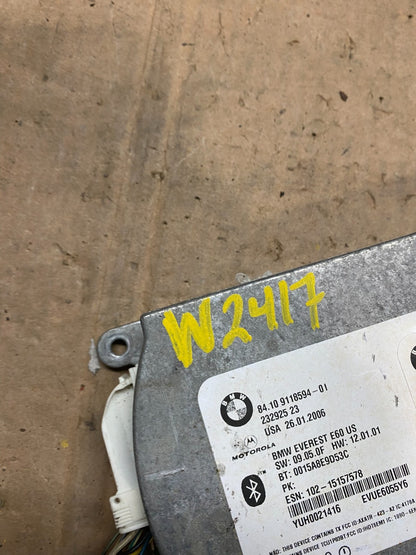 2007 to 2011 Bmw Bluetooth  Control Module Computer Telematics OEM W2417 DG4