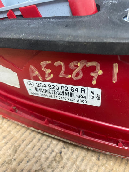 2008 2009 2010 2011 Mercedes C-Class Right Passenger Tail Light AE2871 LK6