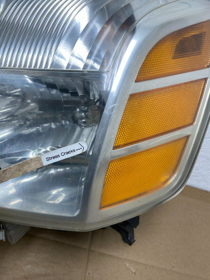 2004 to 2007 Nissan Armada Left Driver Lh Side Headlight Halogen AC3772 DW4