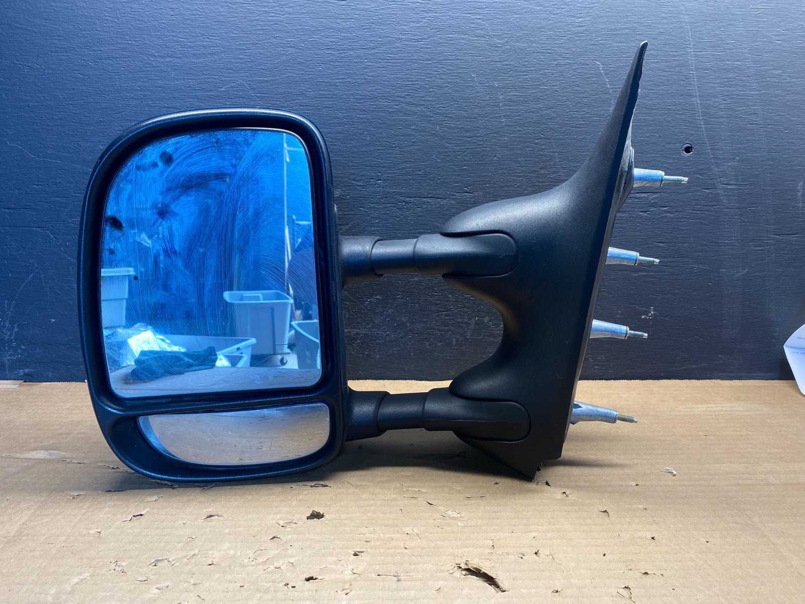 2002-2008 Ford E150 E250 Van Left Driver Door View Two Arm Mirror AC8032 DG6