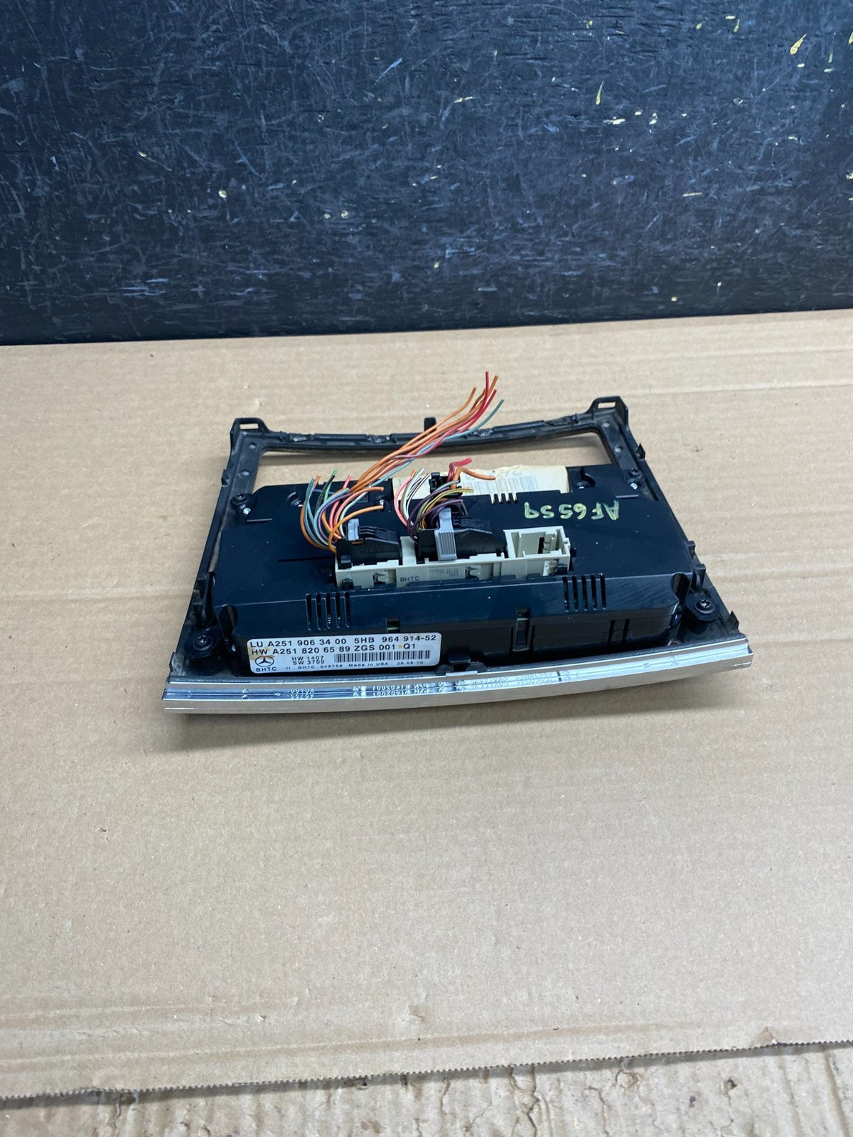 2007-2012 Mercedes X164 GL350 GL450 Climate Control Bezel Wood Switch af6559 DG4