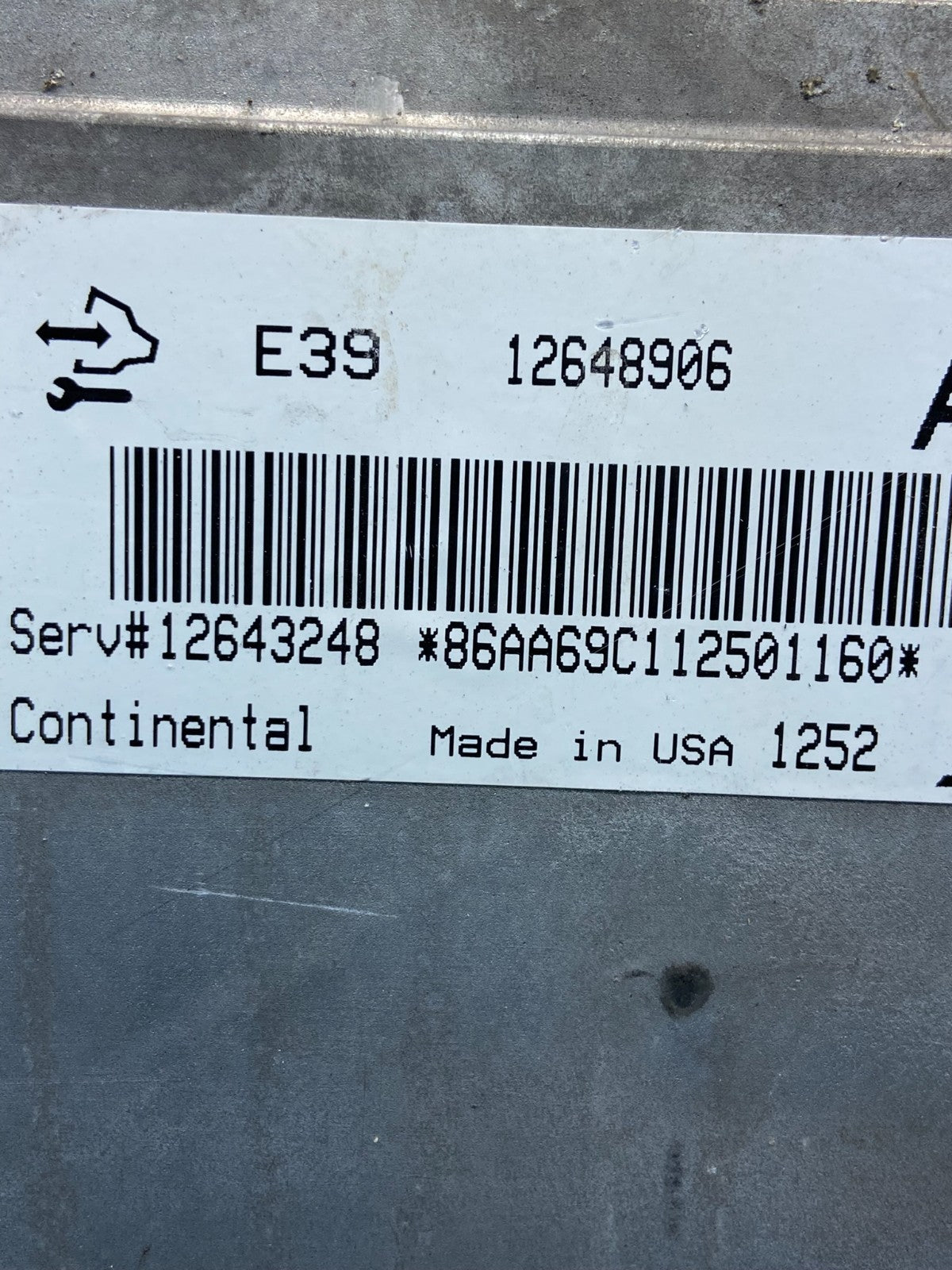 2012 Chevrolet Equinox Ecu Engine Control Module Unit Ecm 12648906 AE4727 DW2