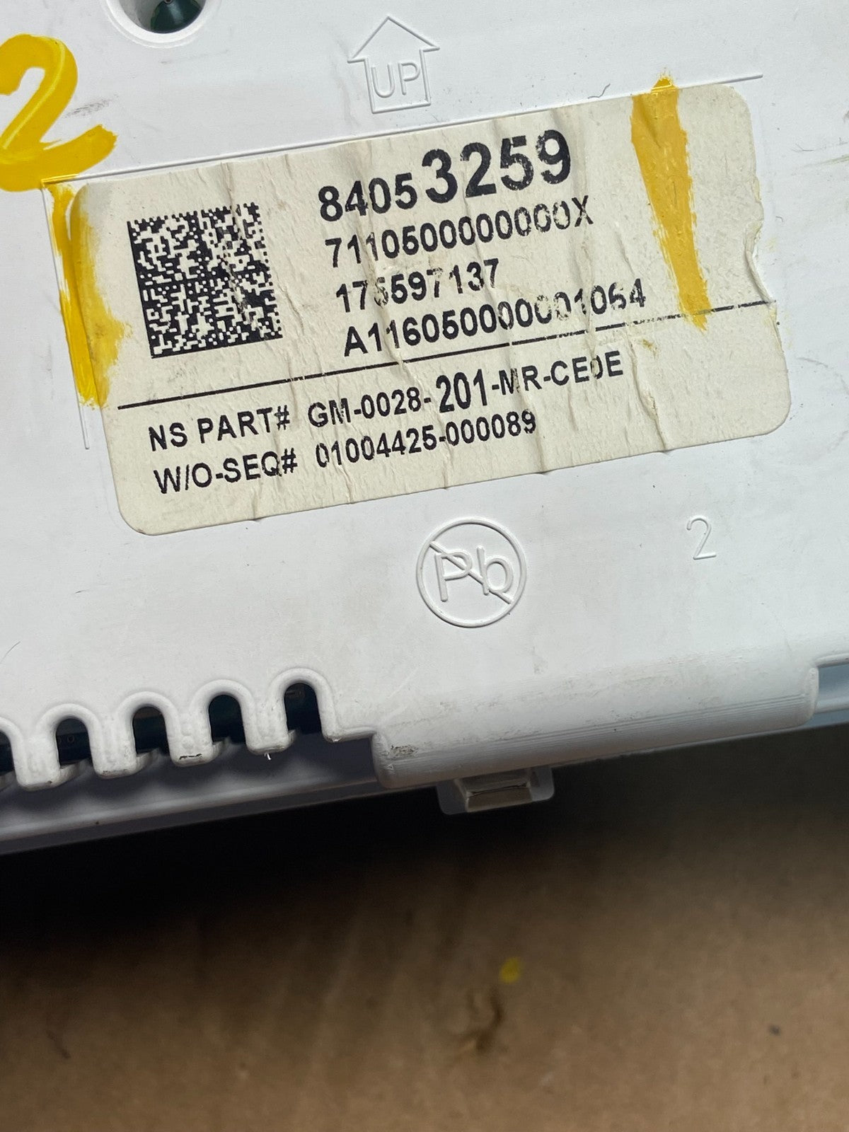 2016 Chevrolet Impala Speedometer Cluster Gauge O9862 DG5