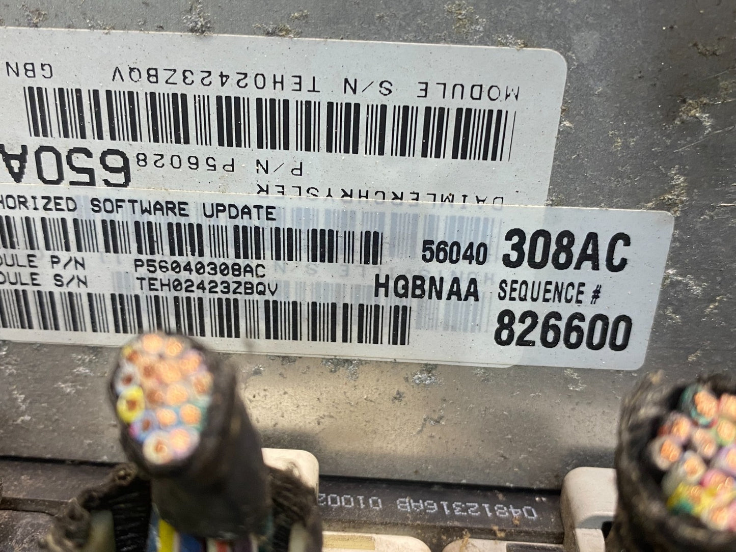 2002 Dodge Dakota 4.7L Engine Computer Module ECM ECU Unit AF6692 DW2