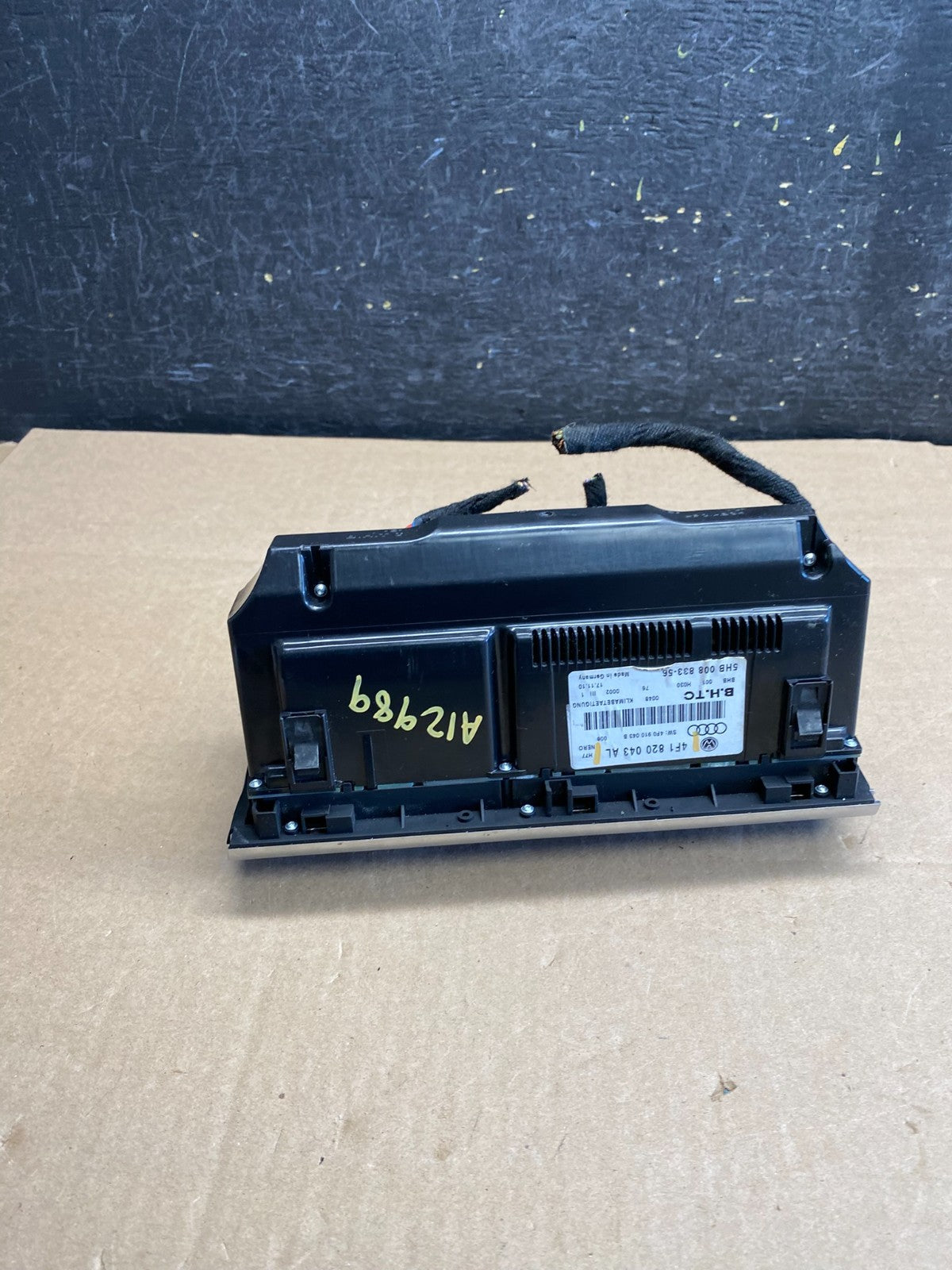 2006 - 2011 Audi A6 Front Heater AC Climate Control Panel AI2989 DG4