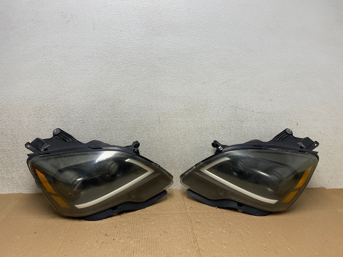 2007 to 2012 Gmc Acadia Left +Right Set Black LED Headlights T5707 DG0