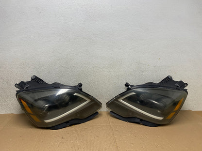 2007 to 2012 Gmc Acadia Left +Right Set Black LED Headlights T5707 DG0