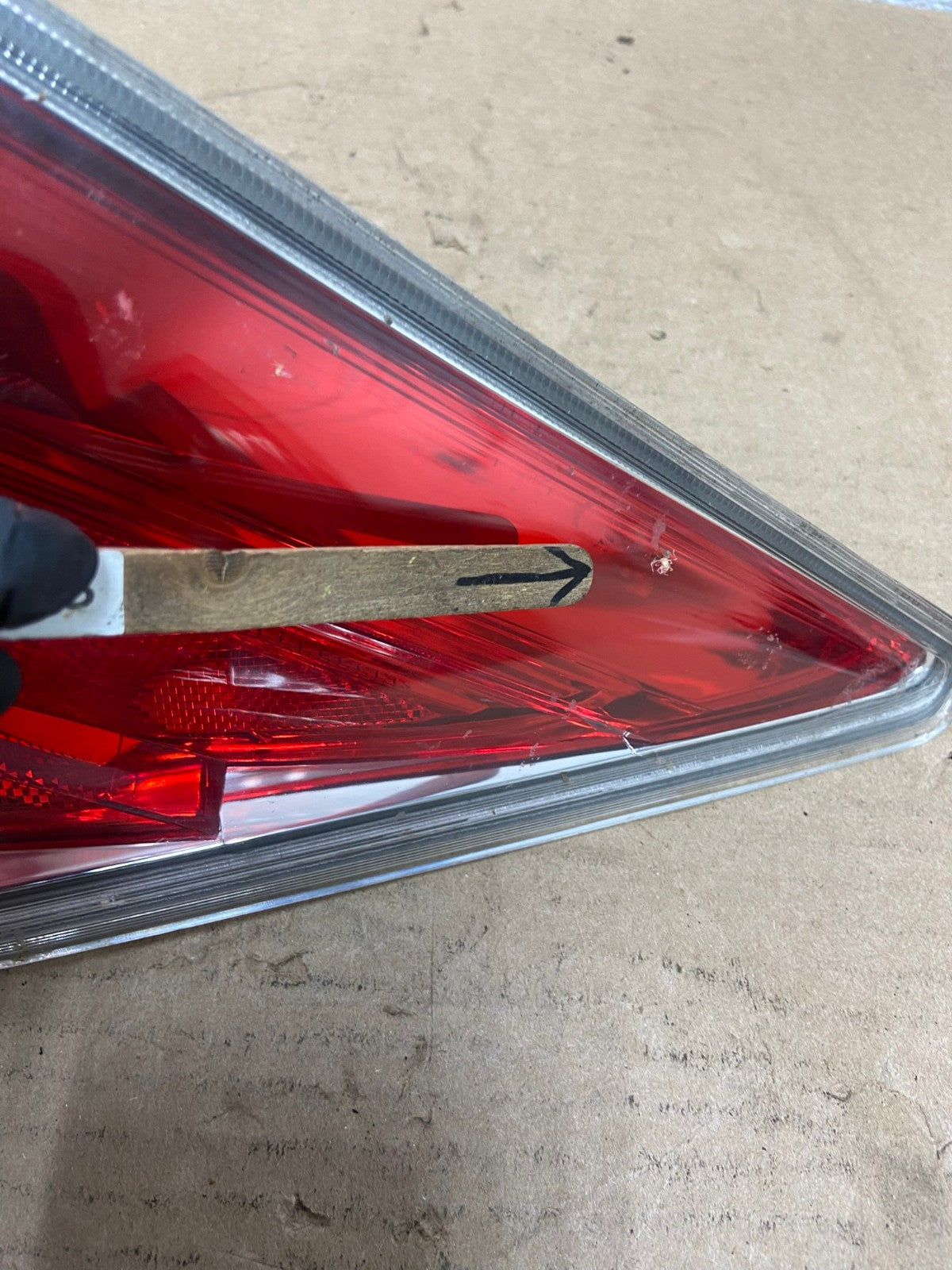 2008 to 2012 Honda Accord Sedan Tail light Right Passenger RH Side AH9467 LK4