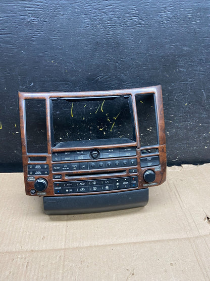 2003 to 2005 Infiniti FX35 Front Radio A/C Heater Switch Control Panel y2299 DG0