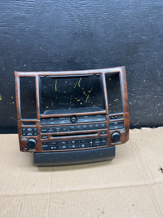 2003 to 2005 Infiniti FX35 Front Radio A/C Heater Switch Control Panel y2299 DG0