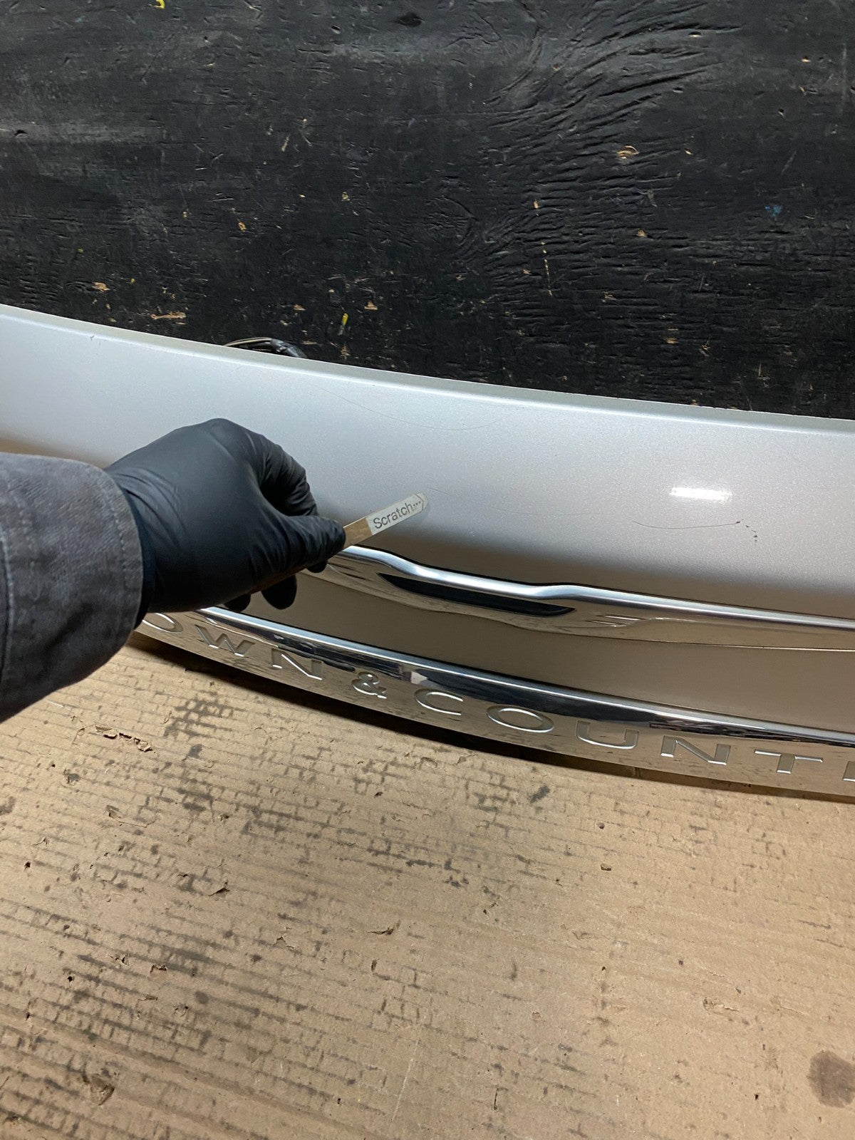2011 to 2016 Chrysler Town & Country Tailgate Trim w/ Camera Panel OEM V2518 DG7