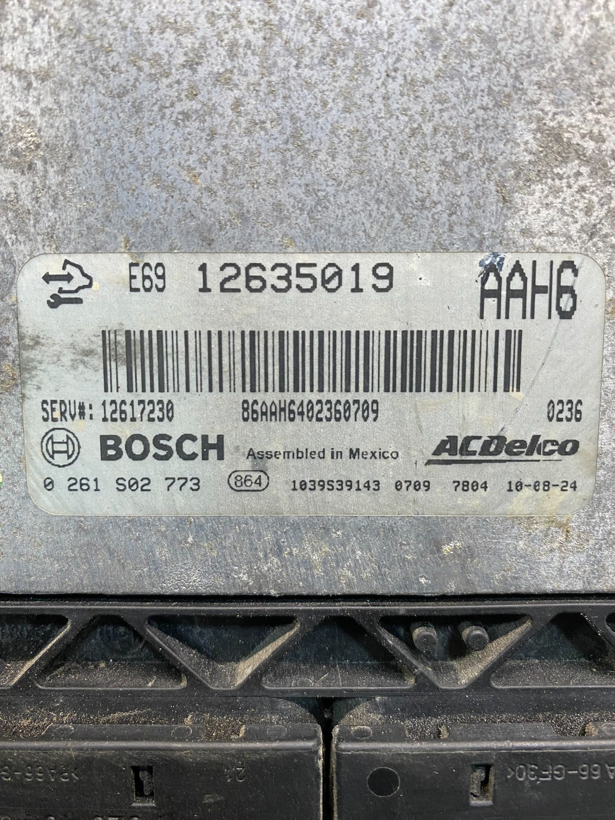 2010 2011 GMC Acadia Traverse Engine Control Module ECM ECU 12635019 AD4845 DG2