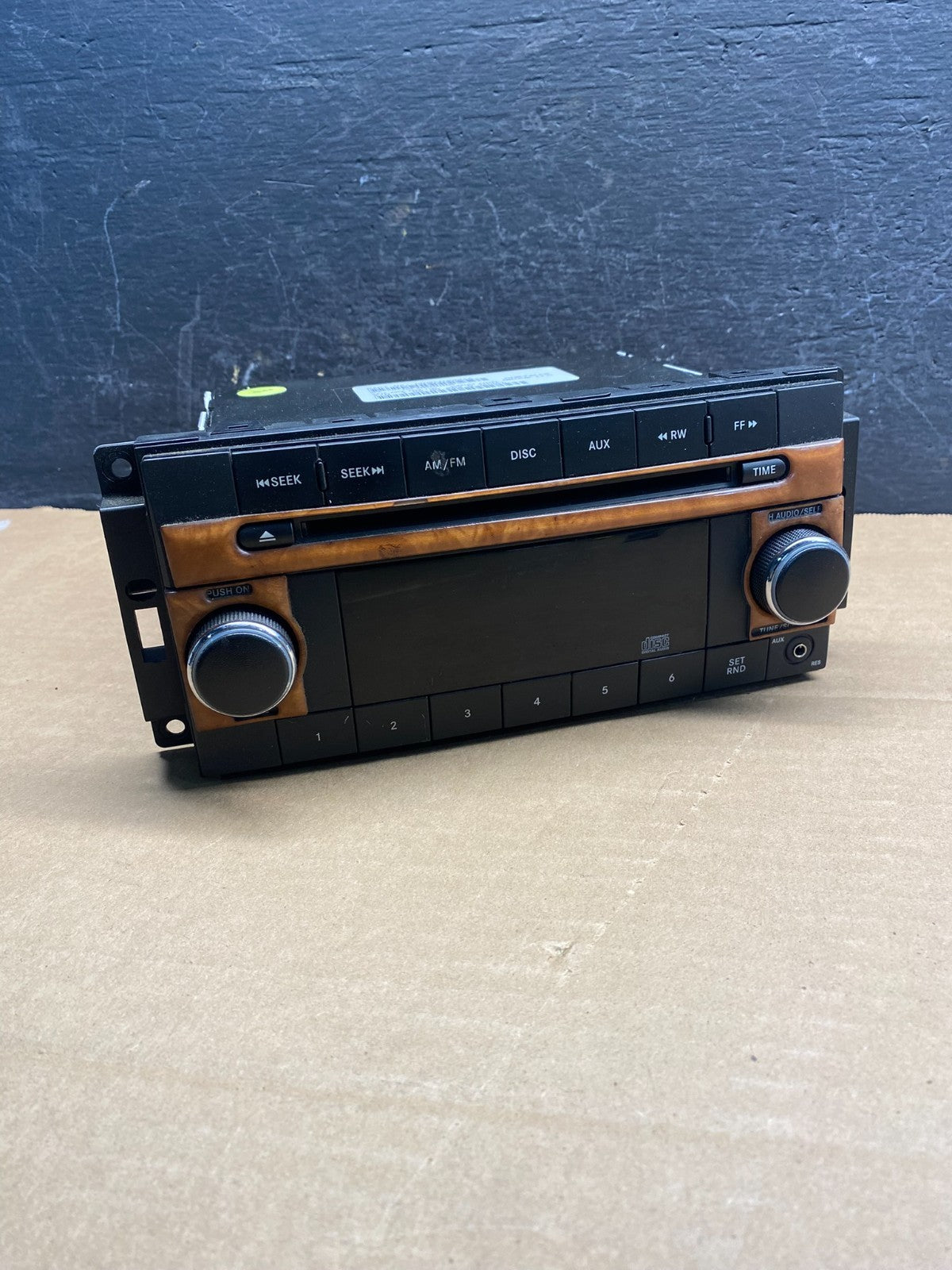 2007-2012 Chrysler Dodge Jeep Ram Radio CD MP3 AUX Receiver AD7601 DG0