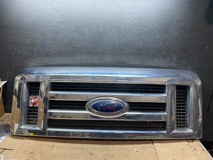 2008 to 2014 Ford Econoline E150 E250 Front Upper Chrome Grill Grille X0157 DG0