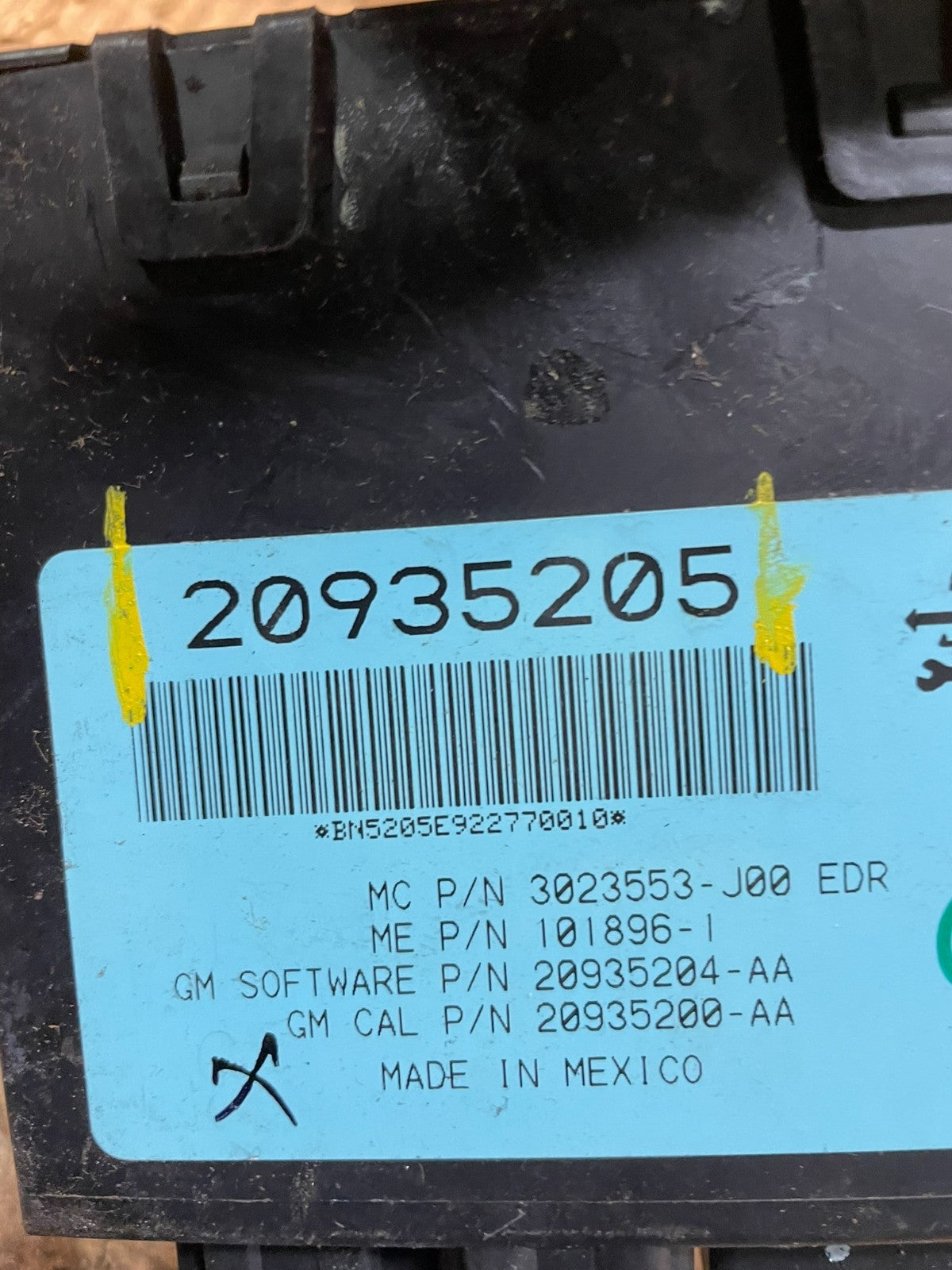 2009-2012 GMC Acadia Power Motor Liftgate Tailgate Control Module V2242 DG6