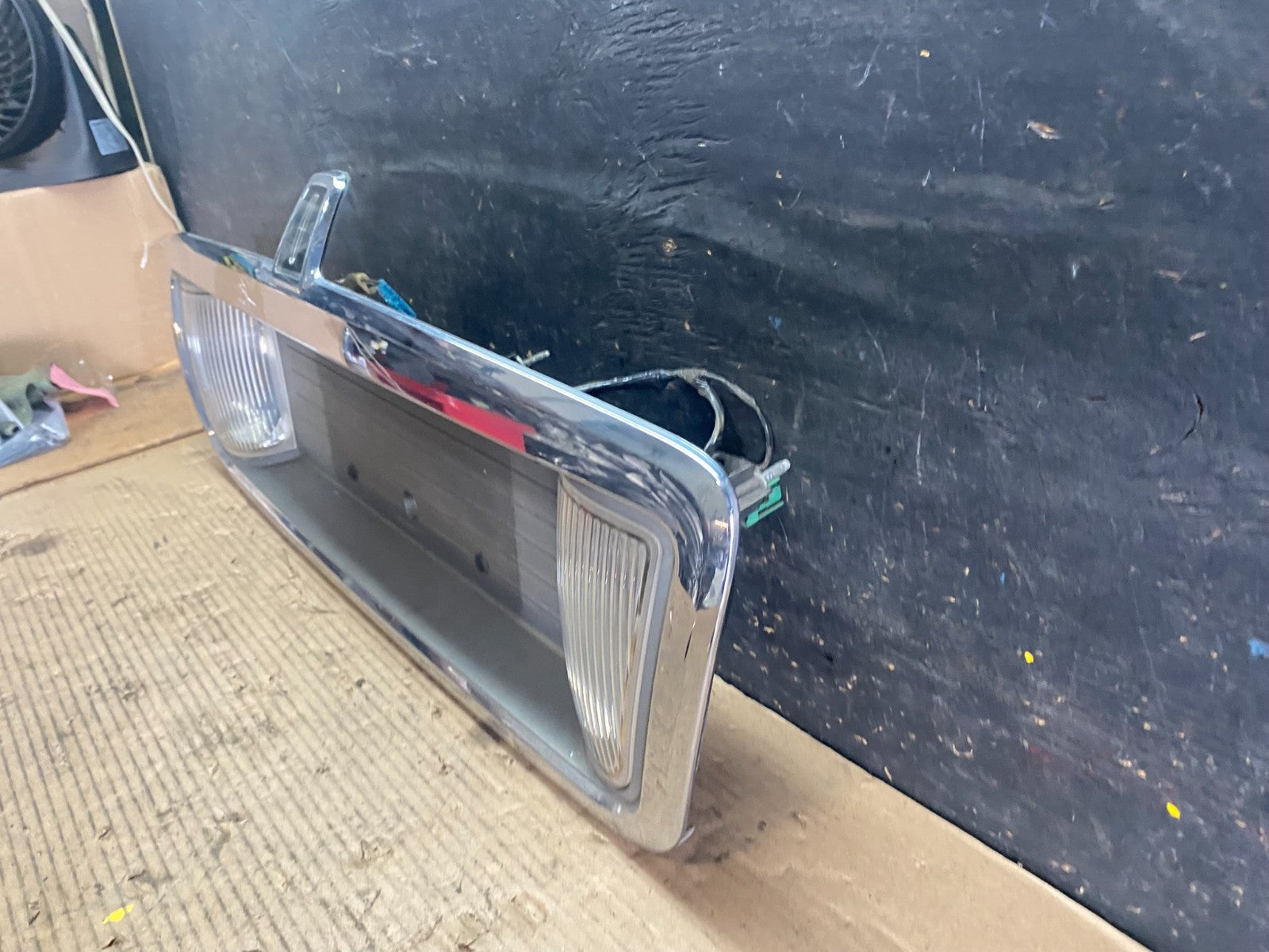 2003 to 2011 Lincoln Town Car Rear License Plate Trim Panel OEM S5600 DG1