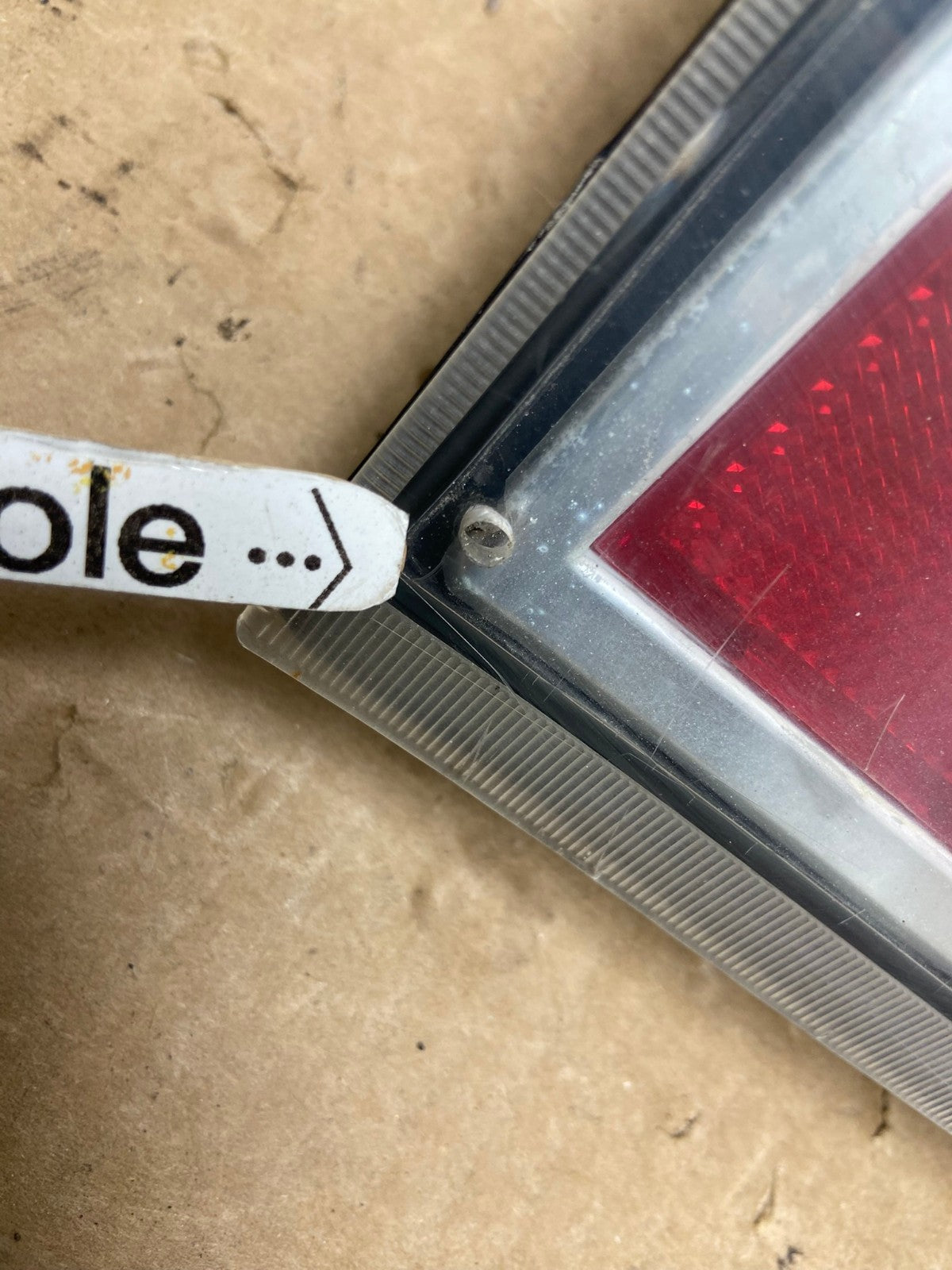 2007 to 2010 Ford Edge Tail light Right Passenger Rh Side AG1282 LK4