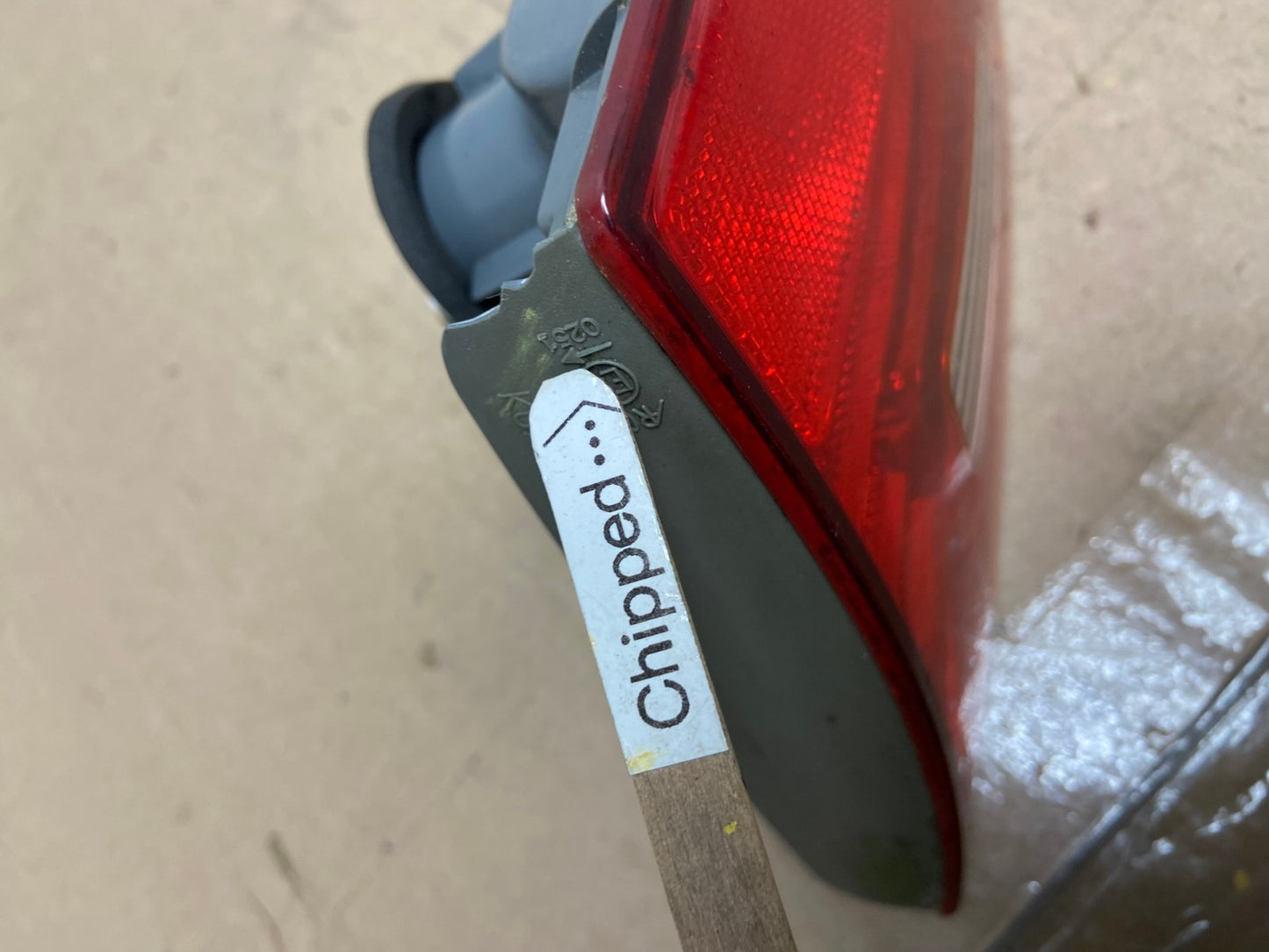 2007-2010 Hyundai Elantra Right Passenger RH Tail Light Inner AE6824 LK3