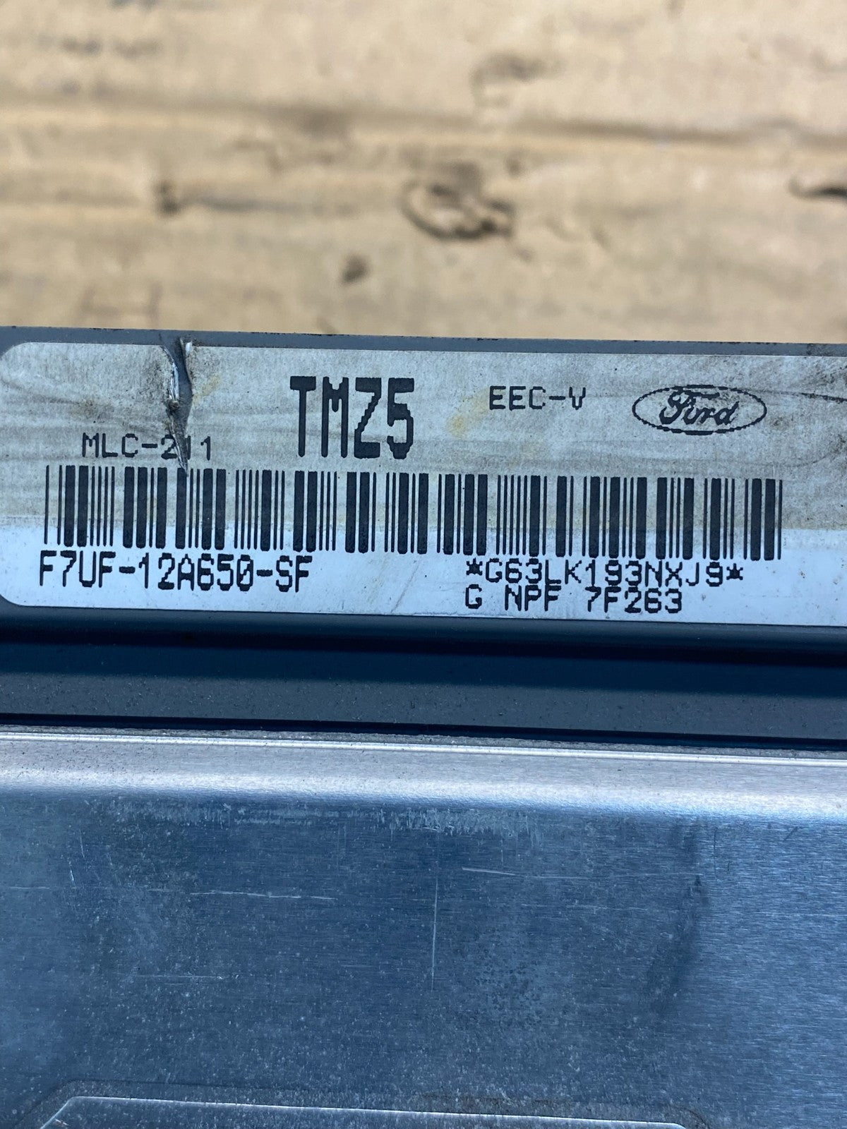 1997 Ford E150 ECM ECU Engine Computer Module F7uf-12a650-sf ad9372 DG2