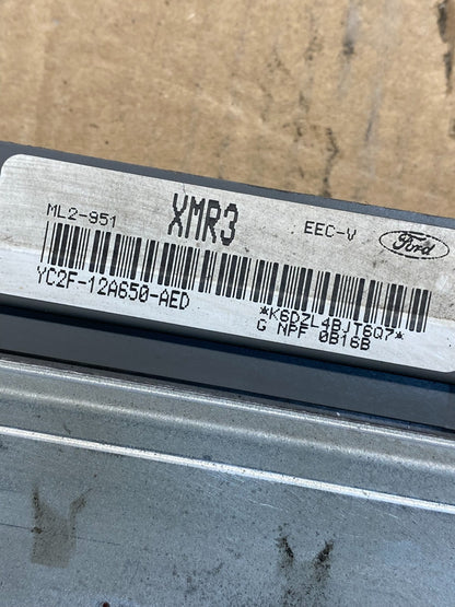2002 Ford Van E150 E250 4.2L Engine Control ECU ECM yc2f-12a650-aed AH4729 DG2
