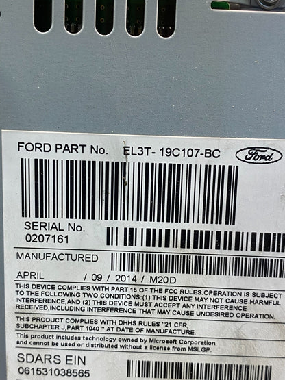 2011 2014 Ford F150 Radio Stereo Audio AM/FM CD Player Receiver ad1553 DG6