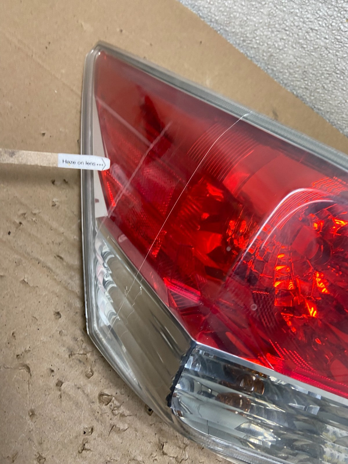 2008 to 2012 Honda Accord Sedan Tail light Left Driver LH Side AB2313 DW4