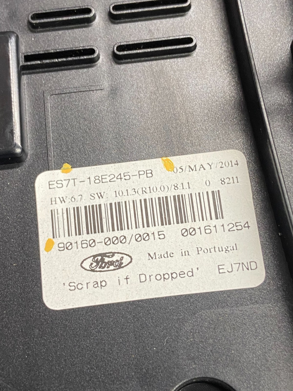 2013 - 2015 Ford Fusion Radio Climate Control A/C Control AF6457 DW5