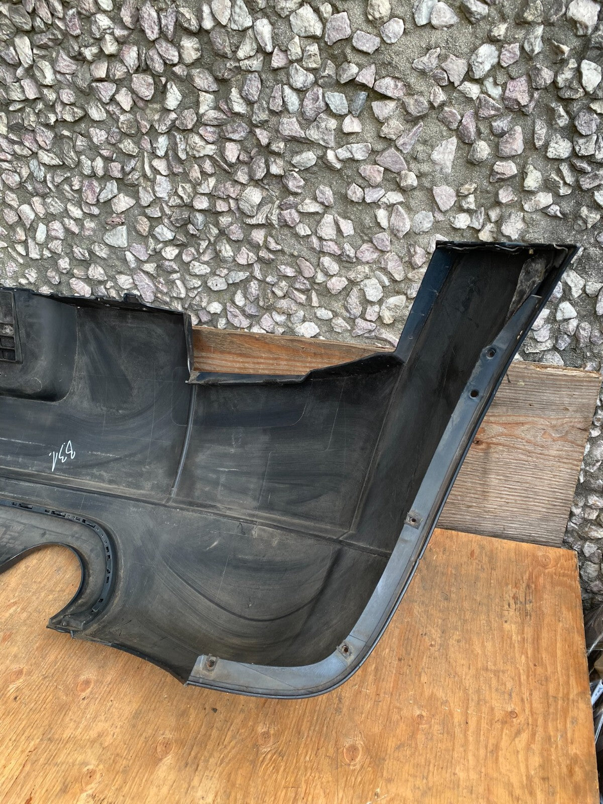 1999 to 2006 Audi TT S-line Quattro Rear Bumper Plastic Cover E542212