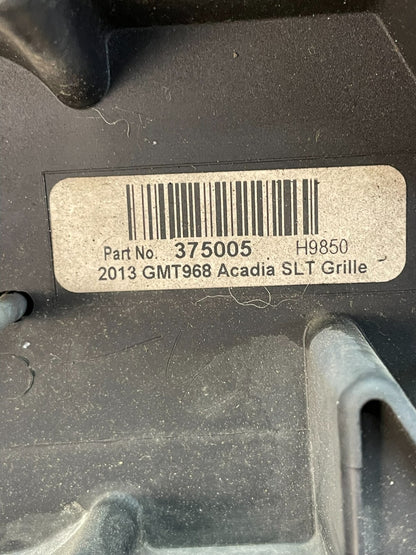 2013 2014 2015 GMC Acadia Front Upper Grill Grille AD8286 DG4