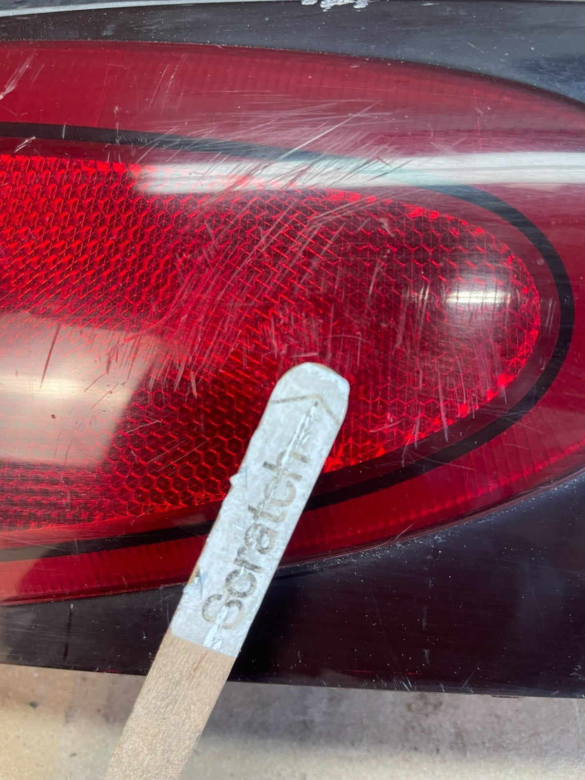 1998-2003 Ford Escort Sedan Rear Center Lid Mounted Tail Light ad8583 DG3