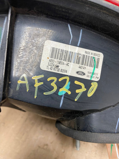 2011-2013 Ford Fiesta Sedan Right Passenger RH Side Tail Light AF3270 LK7