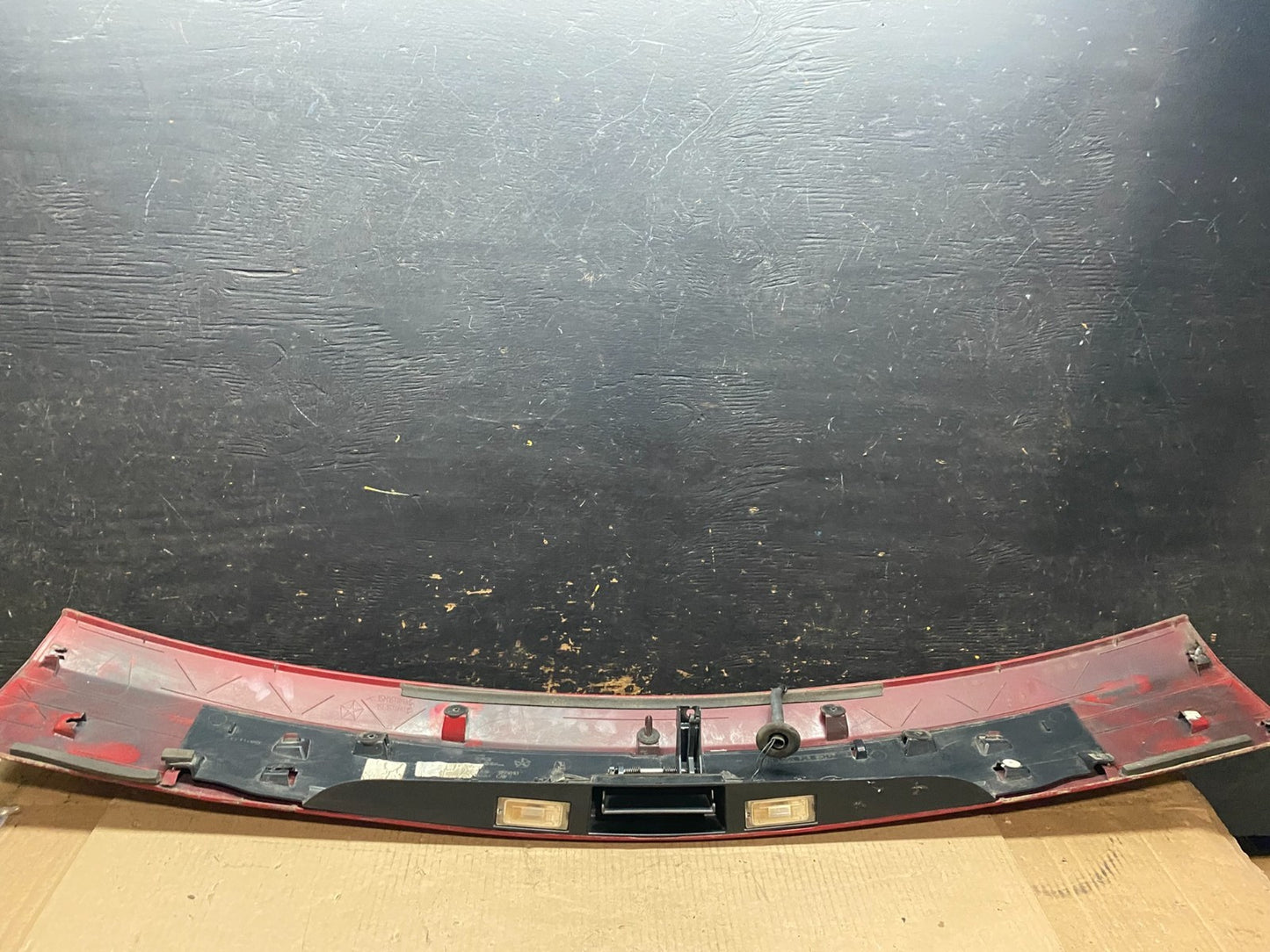 2011-2018 Dodge Grand Caravan Black Rear Tail Gate Trim Molding Panel U7531 DG9