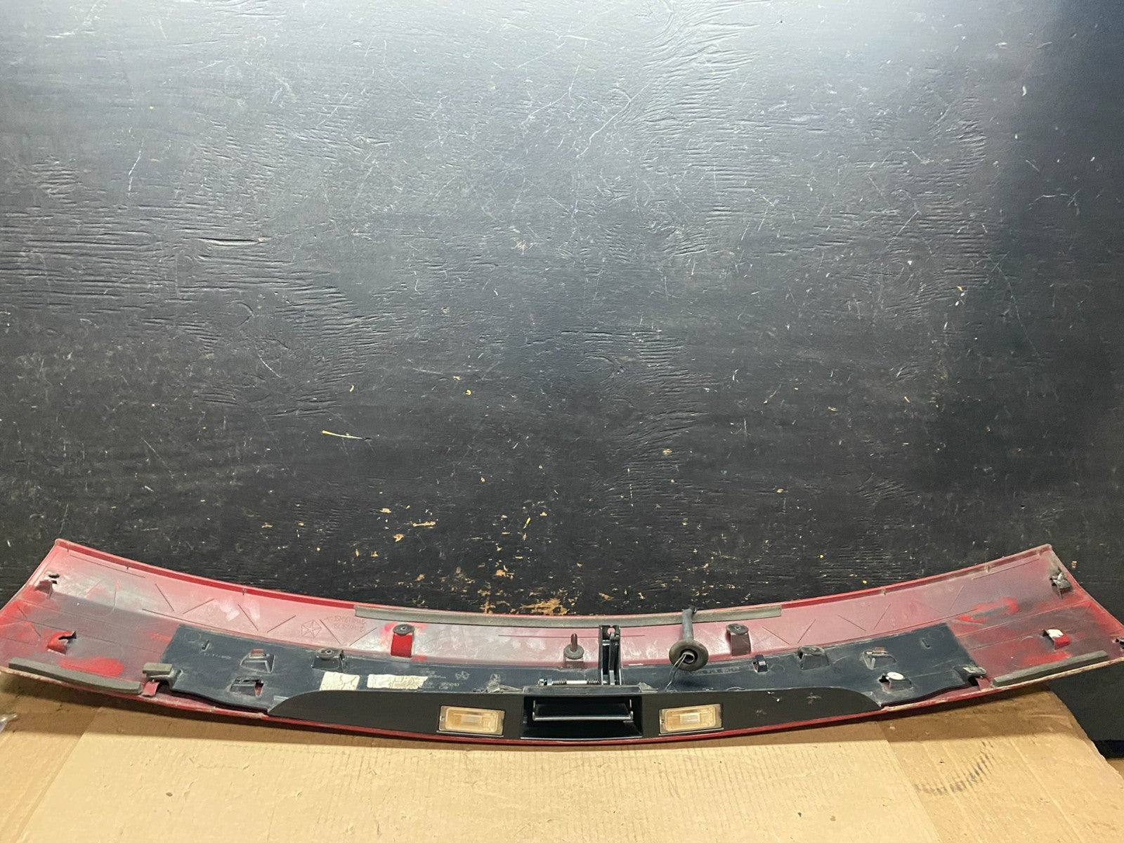 2011-2018 Dodge Grand Caravan Black Rear Tail Gate Trim Molding Panel U7531 DG9