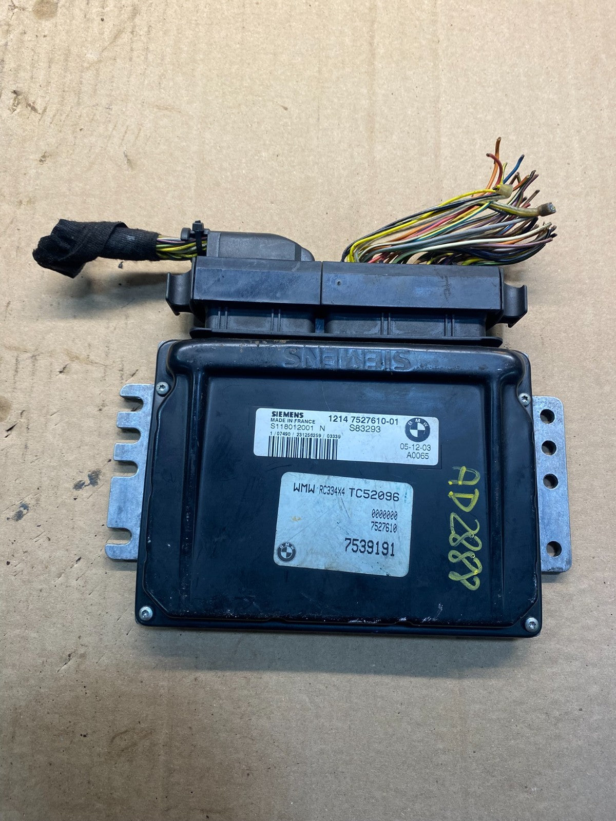 2002 to 2006 Mini Cooper 1.6L Engine Computer Ecu Pcm Ecm Pcu AF6927 DG0