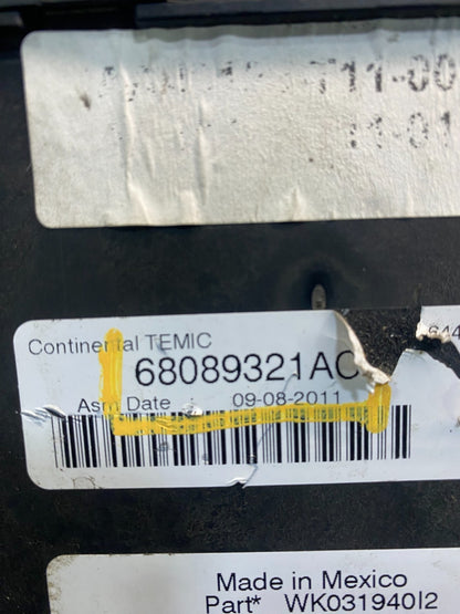 2011 2012 Dodge Durango Grand Cherokee Fusebox Fuse Box Relay Module ac8106 DG6