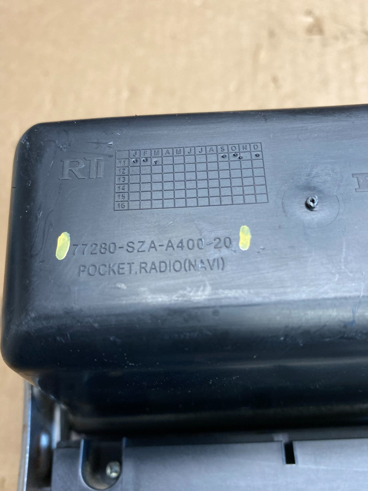 2009-2011 Honda Pilot Radio Audio Phone Navigation Control Panel ai3079 DG4