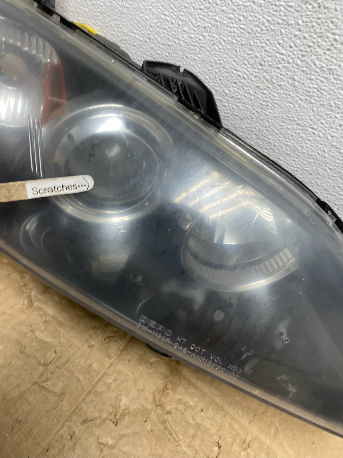 2004 to 2009 Mazda 3 Sedan Right Passenger Rh Side Headlight DEPO AC3877 DW3