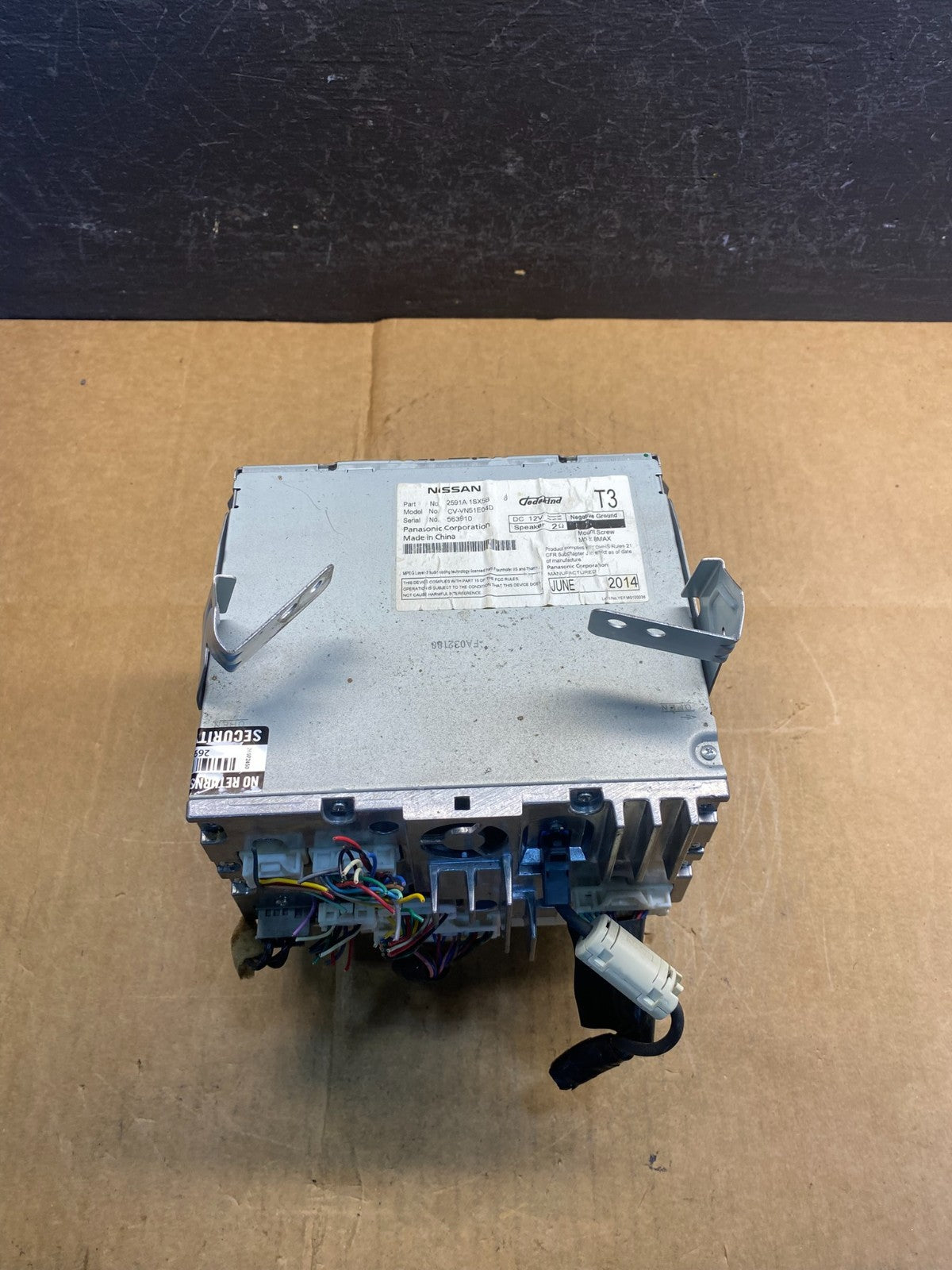 2011 - 2013 Nissan Murano AM/FM Radio CD Player Receiver AD3600 DG3