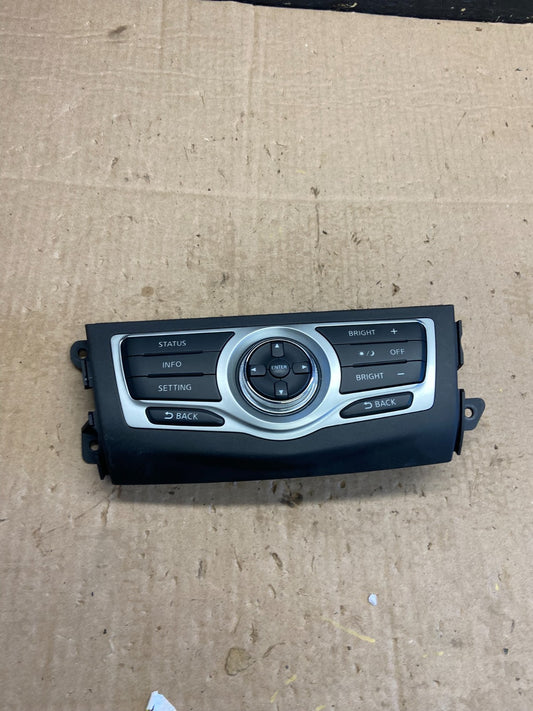 2009-2014 Nissan Murano AM FM Radio CD Control Panel Z0284 DG0