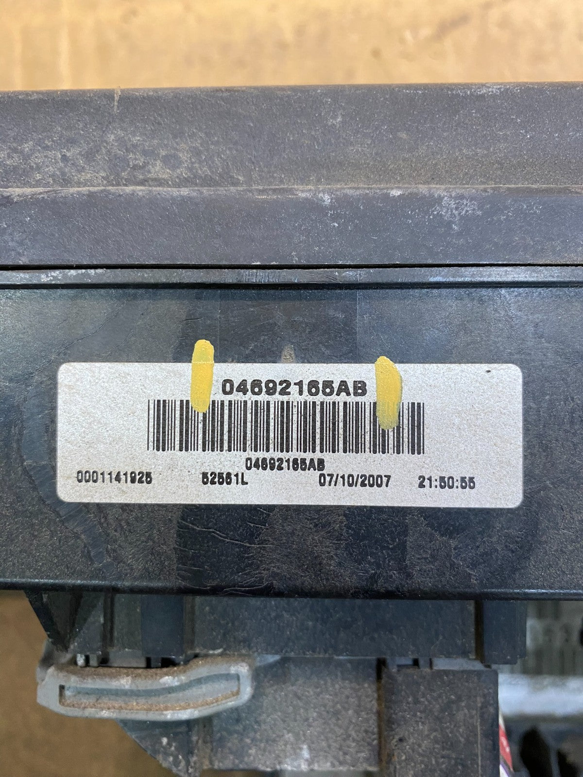 2008 Jeep Grand Cherokee Fuse Box Relay Panel BMC Body Module ab3734 DG6