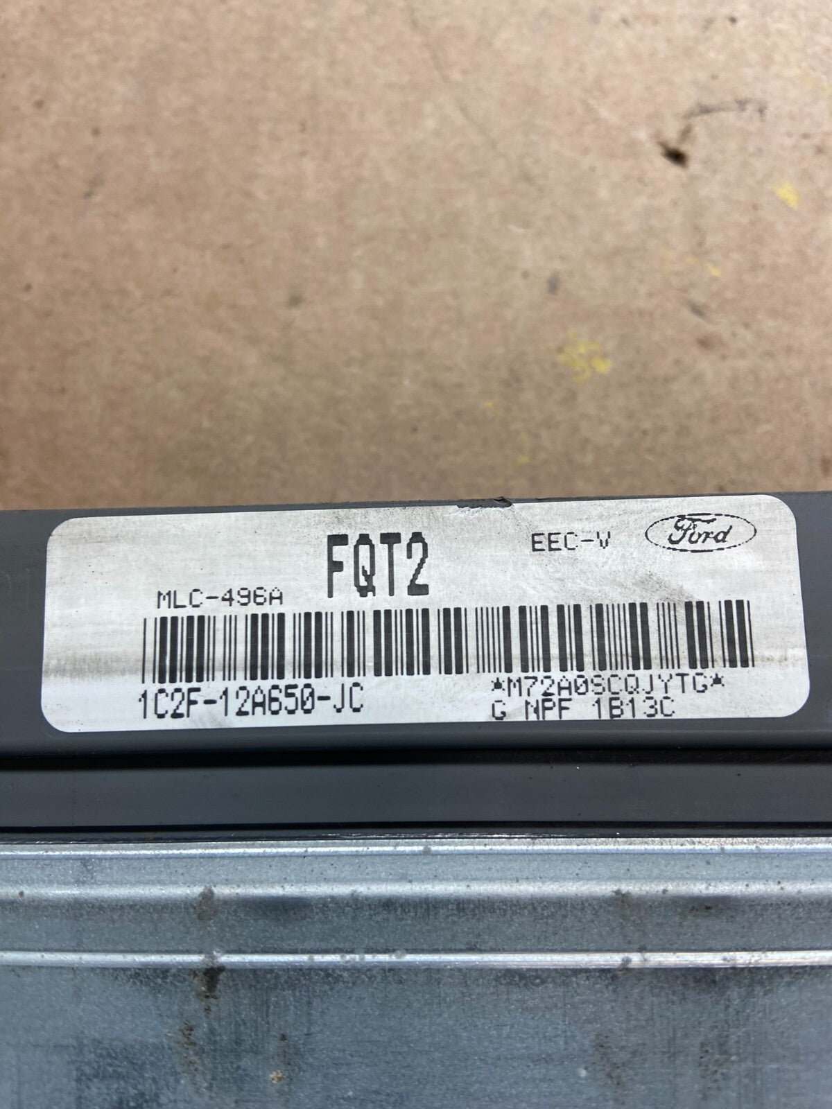 2001 Ford Van E150 E250 4.6L Engine Control Module 1c2f-12a650-jc E5279 DG13