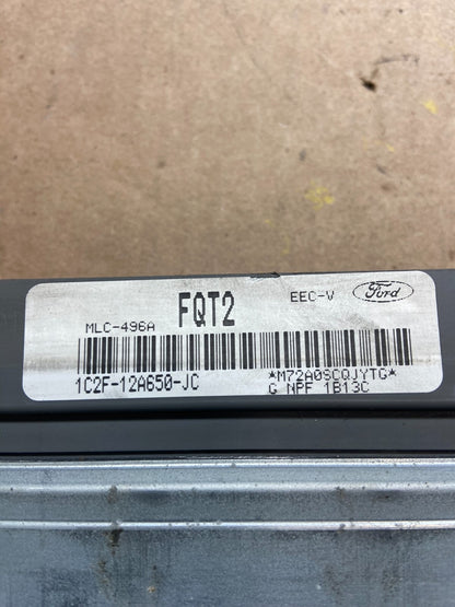 2001 Ford Van E150 E250 4.6L Engine Control Module 1c2f-12a650-jc E5279 DG13