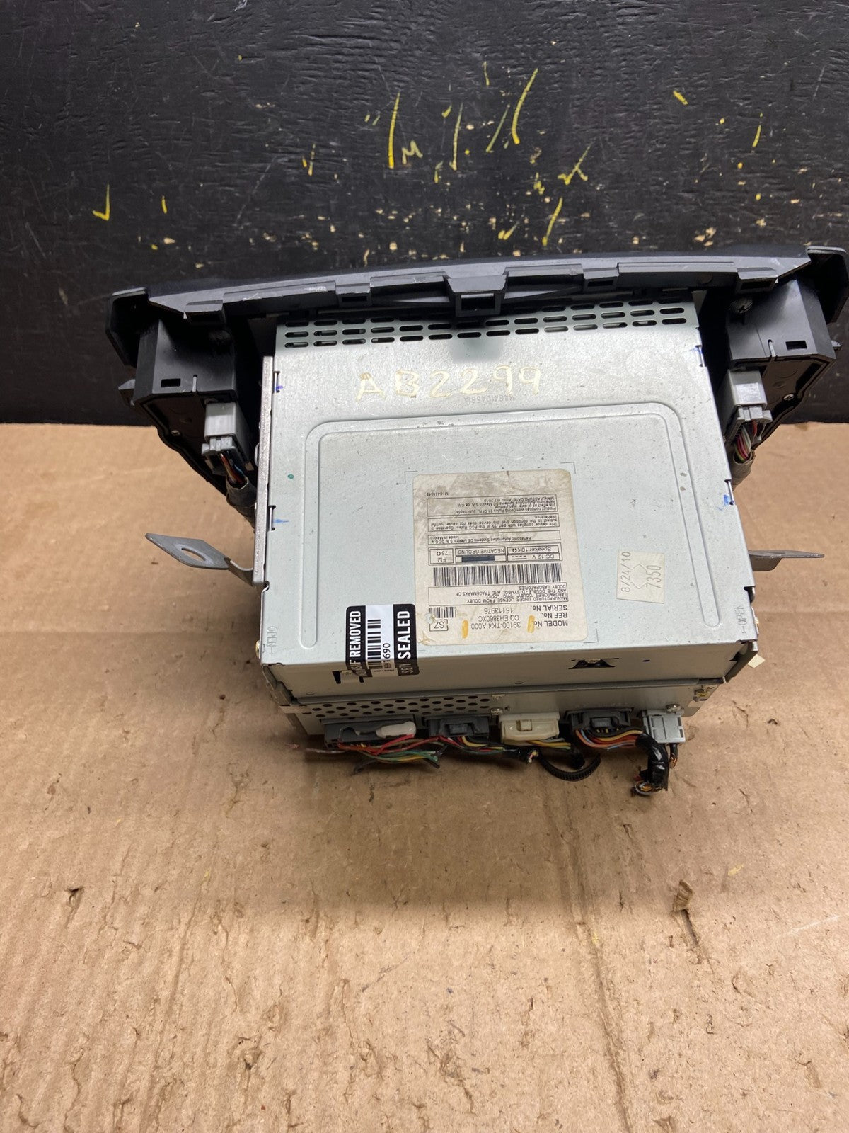 2009 2011 Acura TL AM FM CD MP3 DVD Navigation Radio Player Receive AB2299 DG3