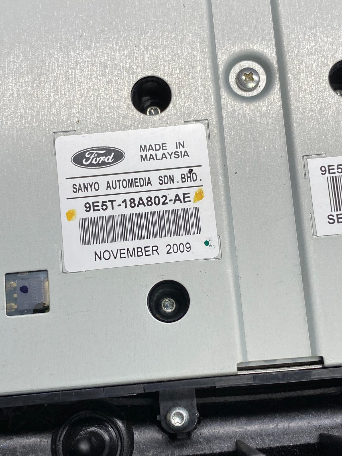 2010 to 2012 Ford Fusion Radio Climate Control A/C Control ag6399 DG6