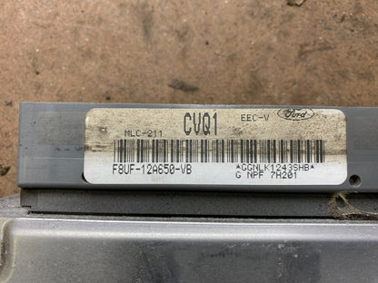 1999 Ford E-Series Van Engine Control Module ECU f8uf-12a650-vb L1123 DG2