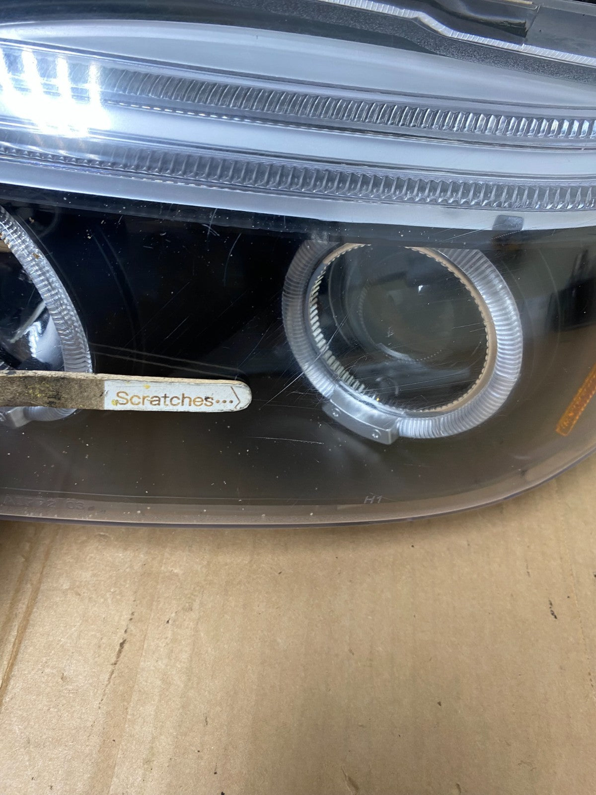 2005 to 2010 Scion Tc Left+Right Side Set Black LED Headlights AI8984 DW4