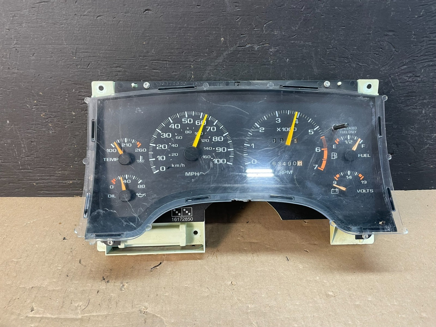 1995 1997 Chevrolet S10 Blazer Speedometer Instrument Gauge Cluster AE3387 DG0