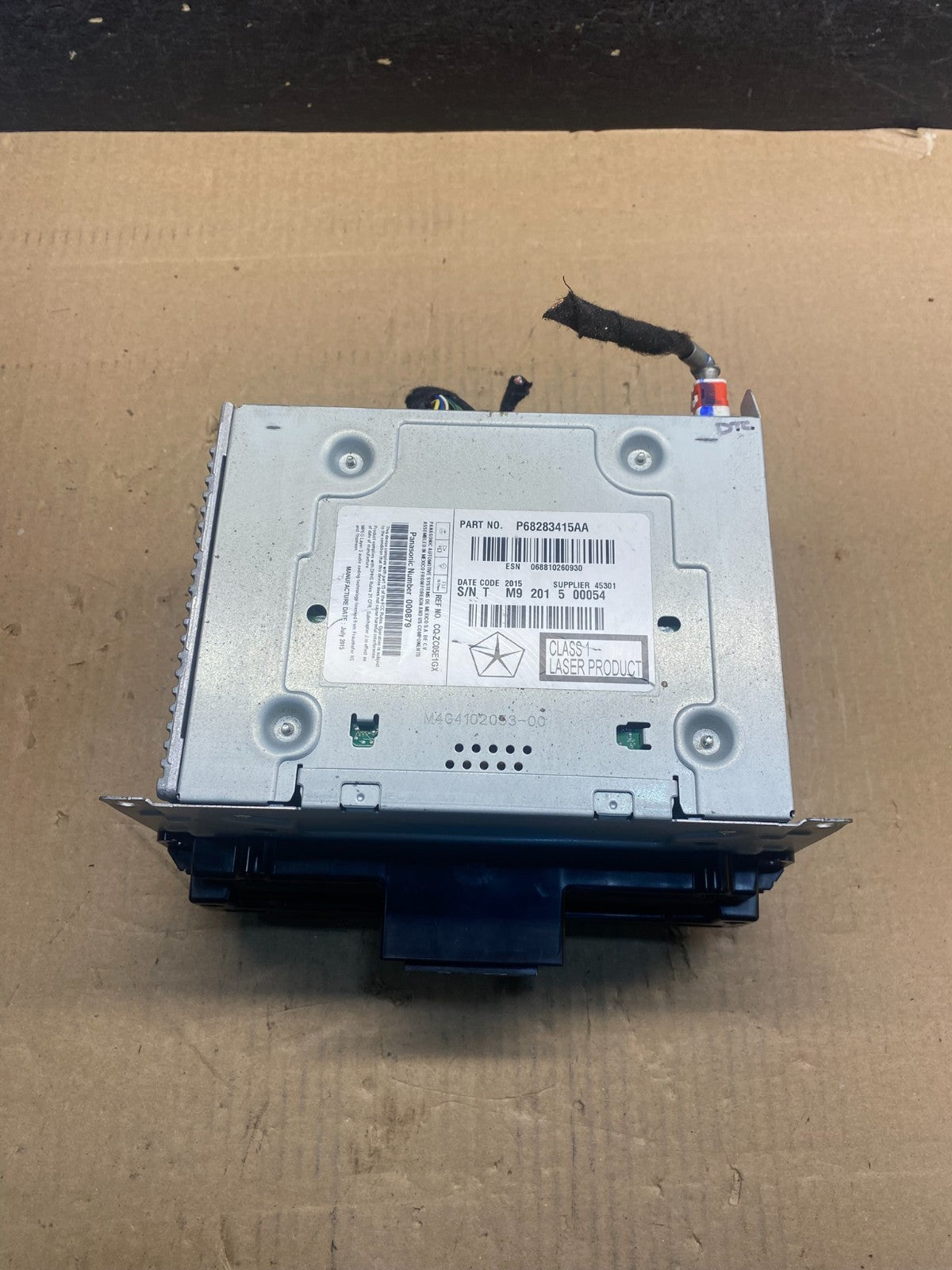 2015 2016 Dodge Journey Radio Info Media CD Player Unit AH4795 DG3